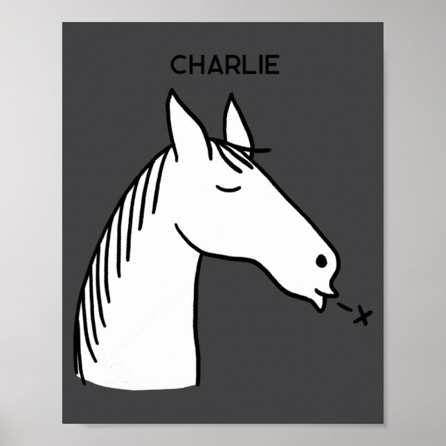 Poster Funny Horse D  (Frente)