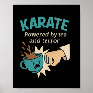 Poster Funny Karate Martial Humor Acionado