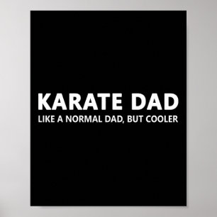 Poster Funny Karate Padre Karate Pai