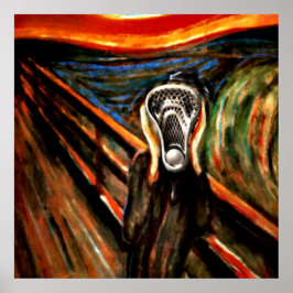 Póster Funny Lacrosse Sports