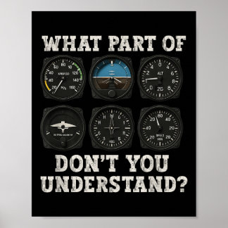 Poster Funny Lot Art Men Women Aviation Airline Lot Instr