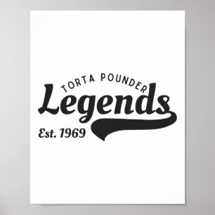 Poster Funny mexicana latino Torta Pounders Legende Cinco