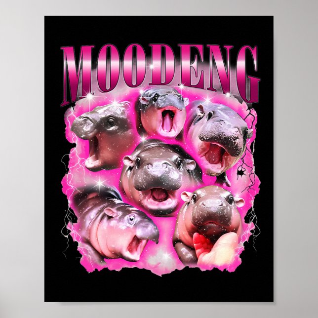 Poster Funny Moo-deng Ba (Frente)