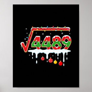 Poster Funny Natal 67 Meme Raiz Quadrada 4489 Gíria Tapet