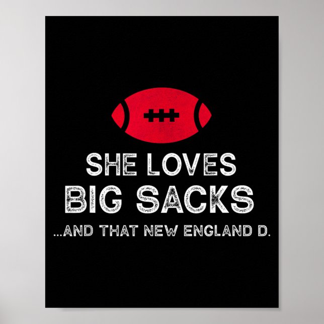 Poster Funny New England Football Quote Men Women Gift  (Frente)