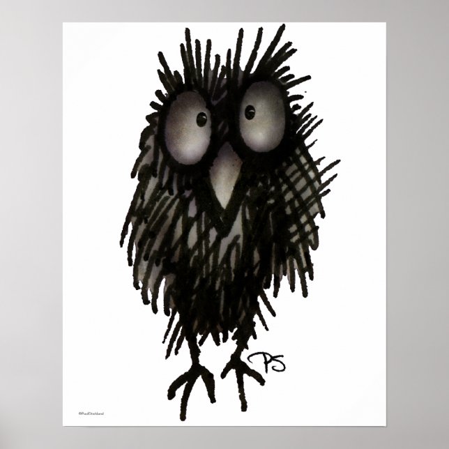 Poster Funny Night Owl (Frente)