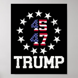Poster Funny Qr Presidente Trump 4547 Dançando Movimentos