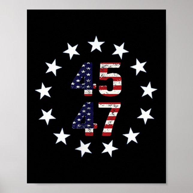 Poster Funny Qr Presidente Trump Dance Code (Frente)