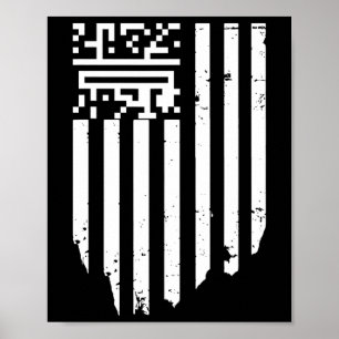 Poster Funny Qr Presidente Trump Dance Code