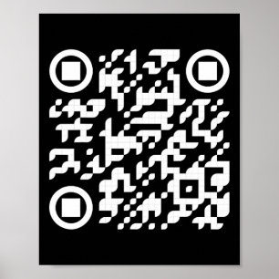 Poster Funny Qr Presidente Trump Dance Code 3
