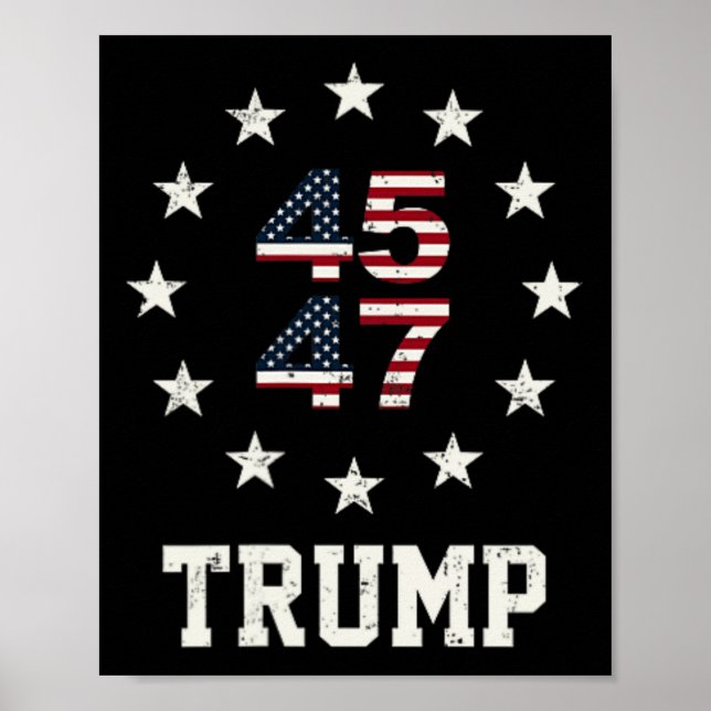 Poster Funny Qr Presidente Trump Dance Code 4547 (frente  (Frente)