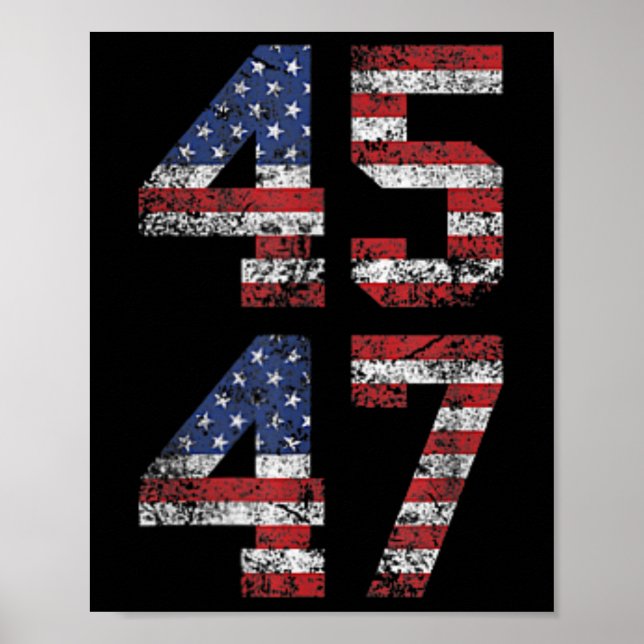 Poster Funny Qr Presidente Trump Dance Code (em Byck) 1 (Frente)