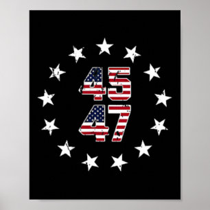 Poster Funny Qr Presidente Trump Dance Code (em Byck) 7