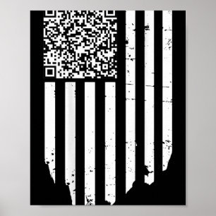 Poster Funny Qr Scan Code Presidente Trump 4547 Trump Dan