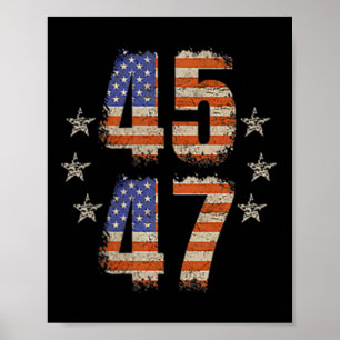 Poster Funny Qr Trump 45 47 Trump Dancing Code Pocket
