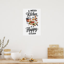 Poster Funny Quote Kitchen