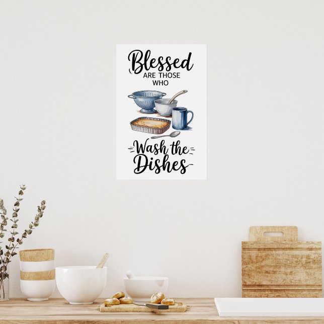 Poster Funny Quote Kitchen (Cozinha)
