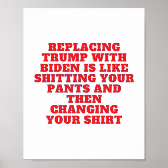 Poster Funny Republican Anti Democrat (Frente)