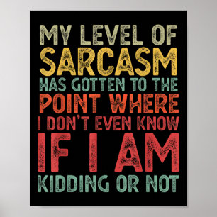 Poster Funny S for Men Adult Darcasm Humor Sarcasm Nov
