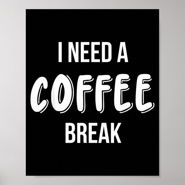 Poster Funny Saying Quote Coffee Women Coffee Lover Coffe (Frente)