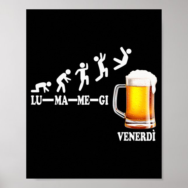 Poster Funny Sayings Week On Finally Friday Week  (Frente)