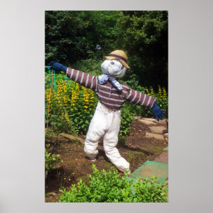 Póster Funny scarecrow
