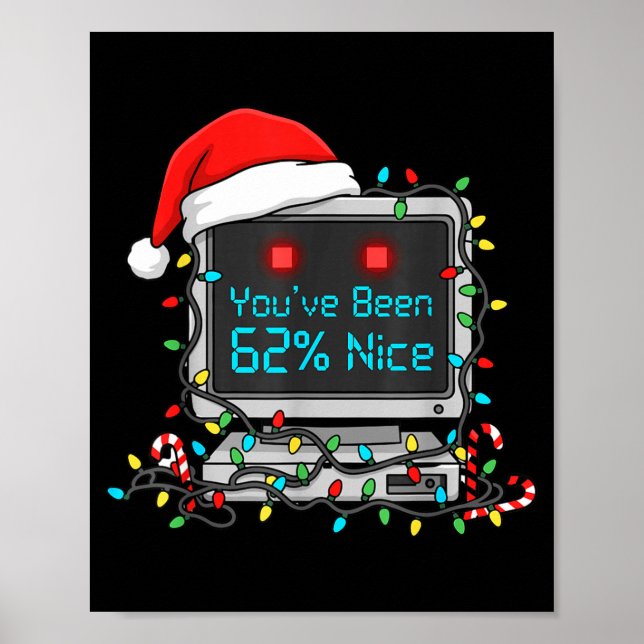 Poster Funny Tech Christmas Geek Ai Holiday Humor Nerd Sh (Frente)