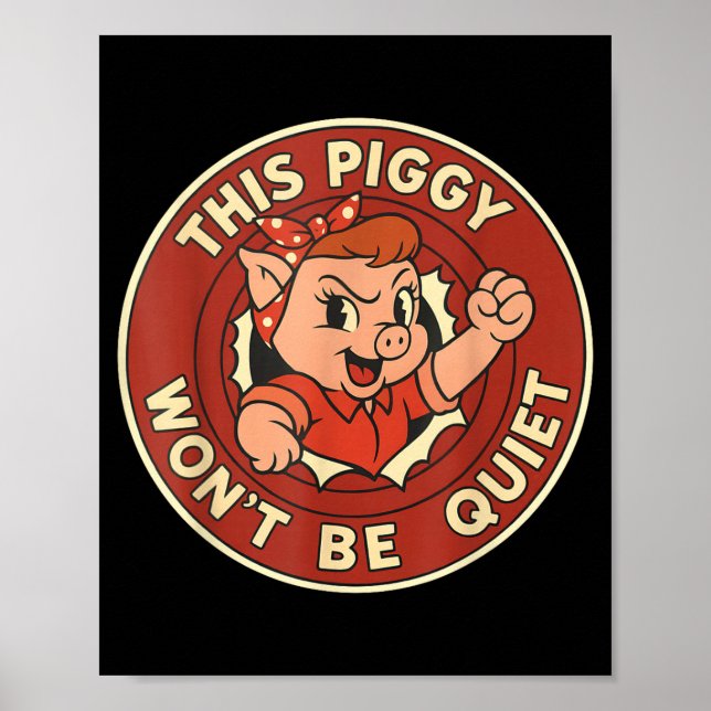 Poster Funny This Ggy Won't Be Quiet  (Frente)