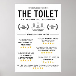 Poster Funny Toilet Reviews