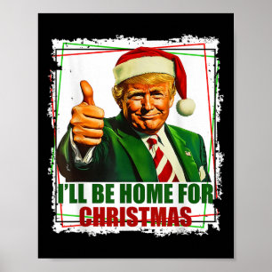 Poster Funny Trump Daddys volta ao Natal 2024-2028