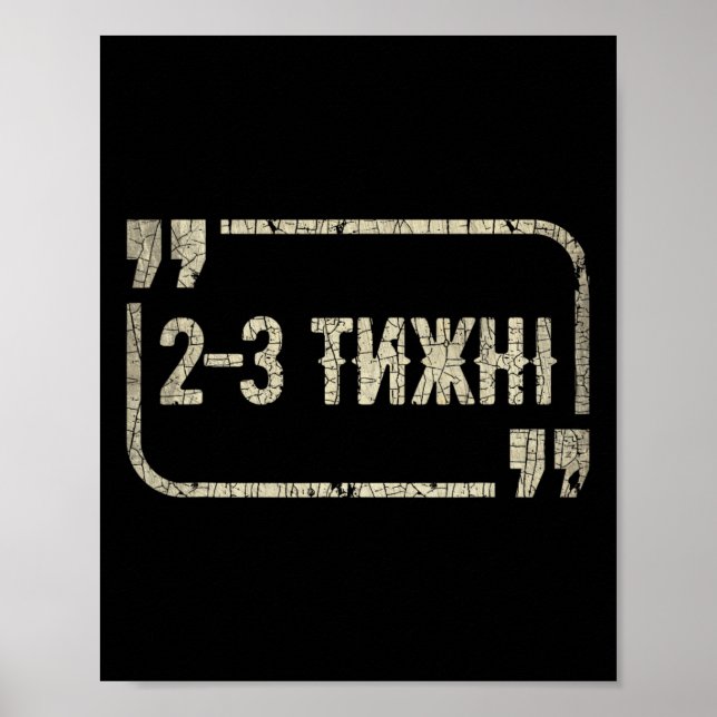 Poster Funny Ukrainian Meme Support Ukraine I Stand With  (Frente)