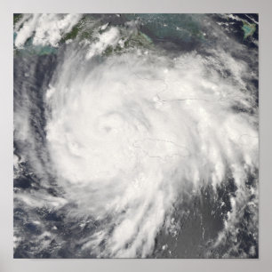 Poster Furacão Gustav sobre a Jamaica