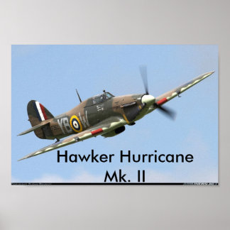 Póster Furacão Hawker, Furacão Hawker Mk. II