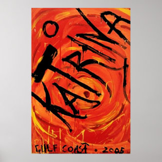 Póster Furacão Katrina