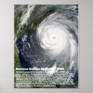 Poster Furacão Katrina