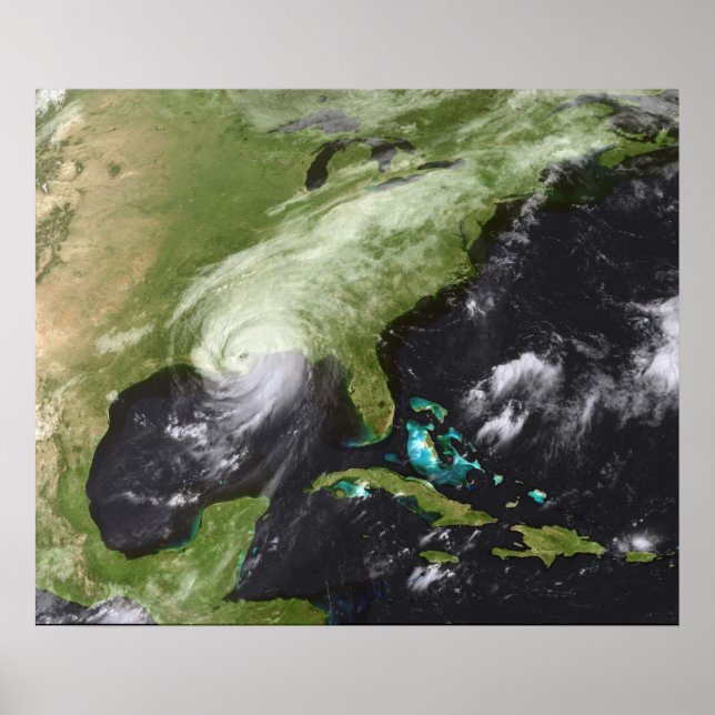 Poster Furacão Katrina (Frente)