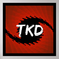 Furacão Red and Black Taekwondo