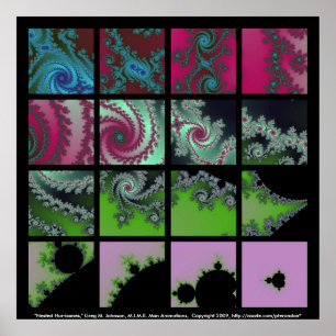 Póster Furacões aninhados