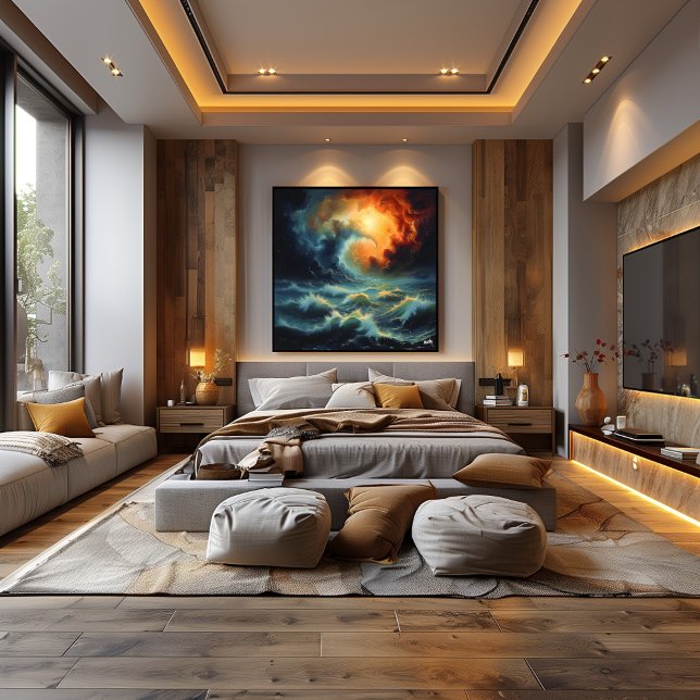 Póster Furia Celestial: Impresionista y Surrealista (Criador carregado)