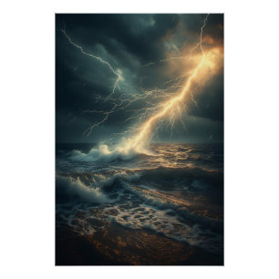 Póster Fúria do Oceano