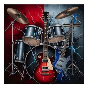 Póster Fúria Elétrica do Rock