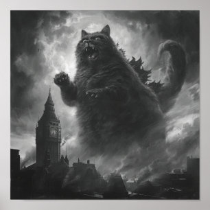 Poster Fúria Felina: Catzilla Libertada
