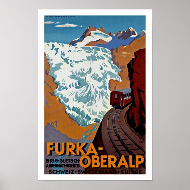 Póster Furka-Oberalp (Frente)