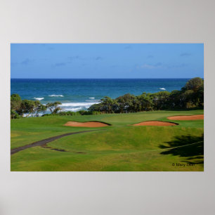 Póster Furo 17 do golfe de Wailua