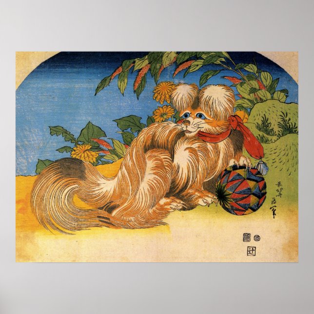 Póster Furry Vintage Chinês (Frente)