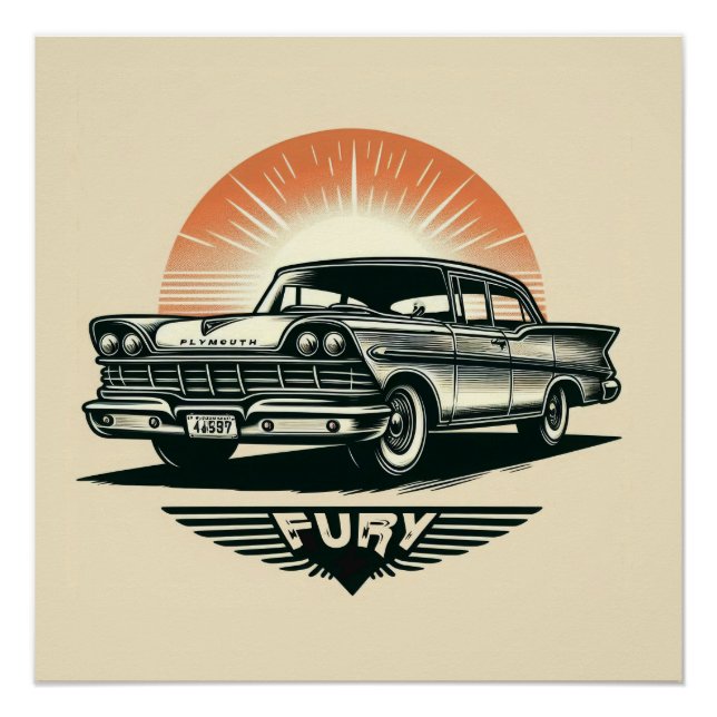 Póster Fury (Frente)