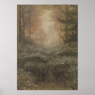 Póster Furze Orvalho-Embebido por John Everett Millais