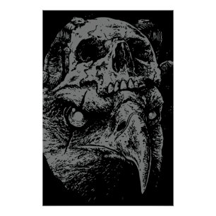 Póster Fusão Águia Caveira