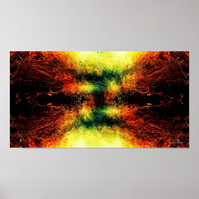 Poster Fusão de Fiery (Frente)