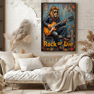 Poster Fusão de Queda: Hino Grunge do Leão